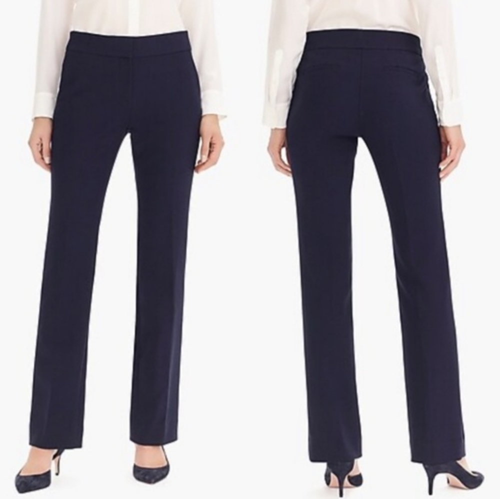 NWT J. Crew Edie Navy Career Trouser Pants